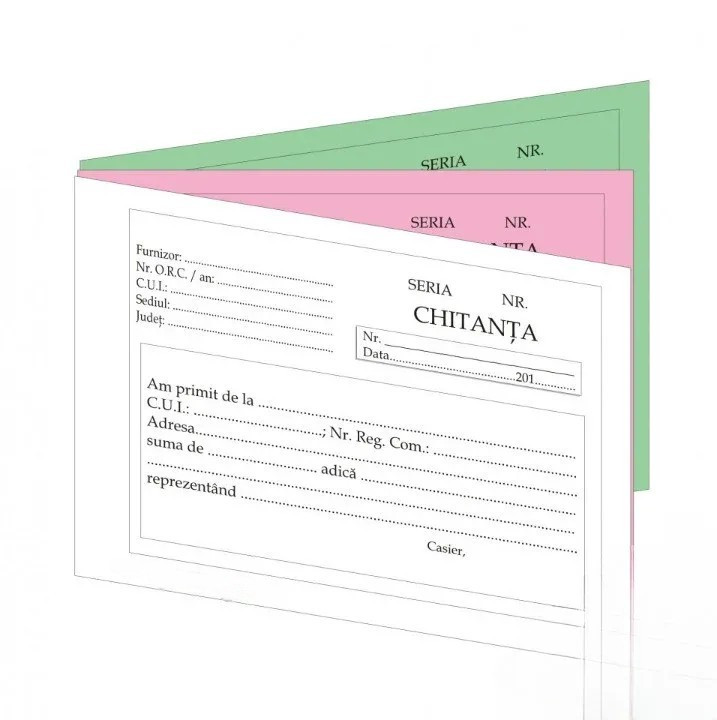 Chitanțier personalizat