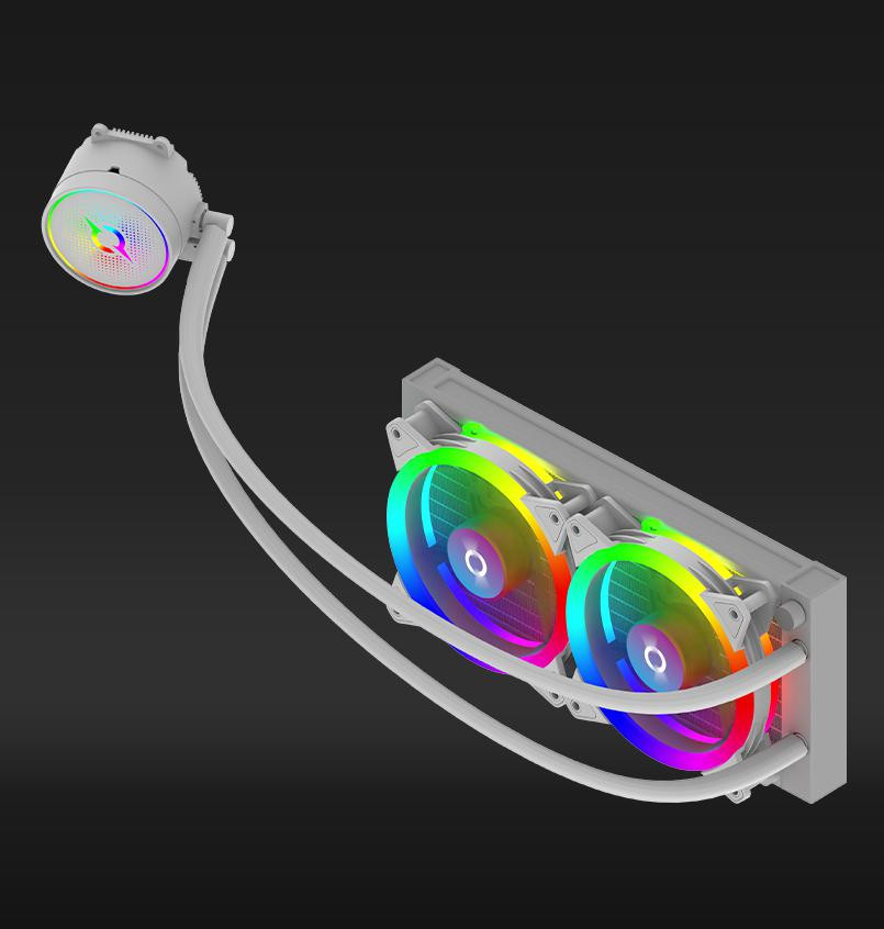CPU Cooler Aquarius 240 AIO White ARGB - 2 | YEO