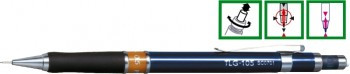 Creion mecanic profesional Penac TLG-105, vârf 0.5mm, con metalic cu vârf cilindric fix - inel maro