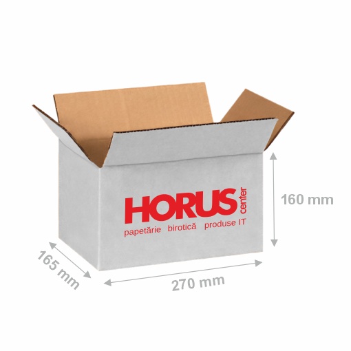 Cutie carton dreaptă 360 GR CO3 (270x165x160mm)