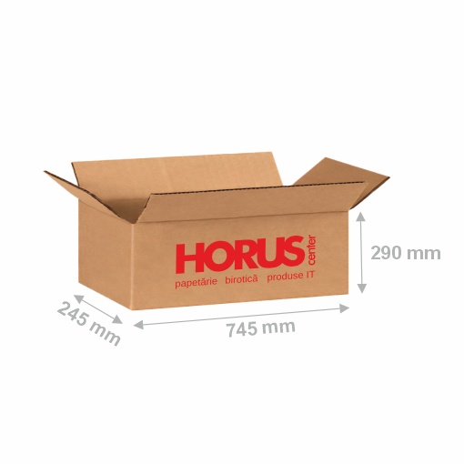 Cutie carton dreaptă 360 GR CO3 (745x245x290 mm)