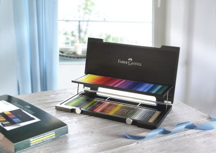 Cutie lemn creioane colorate Faber-castell Polychromos, 120 buc - 1 | YEO