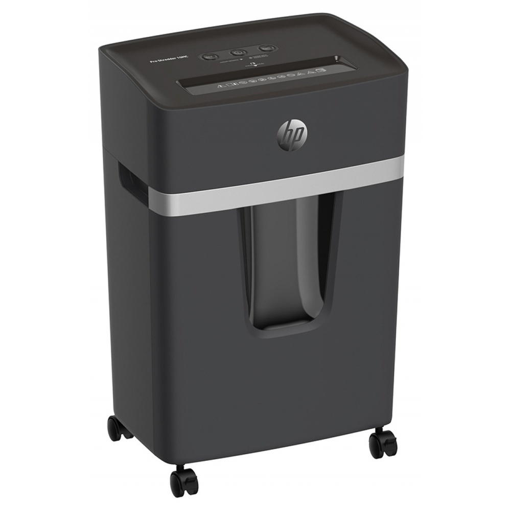 Distrugător de documente HP Pro Shredder 10MC - 10 coli, micro cut (2 x 15mm), nivel securitate 5 - 3 | YEO