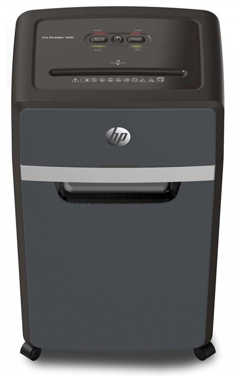 Distrugator de documente HP Pro Shredder 16MC - 16 coli, micro cut (2 x 15mm), nivel securitate 5