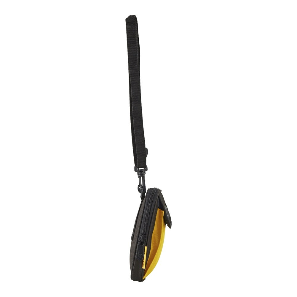 Geanta de umar CATERPILLAR V Power, material 600D polyester - negru/galben - 1 | YEO