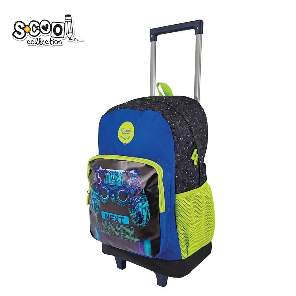 Ghiozdan băieți neechipat S-COOL Trolley Next levell, 45x32x16.5 cm - 1 | YEO