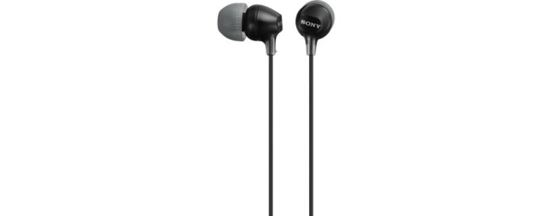 HEADPHONES SONY MDR-EX15 AP BLACK - 3 | YEO