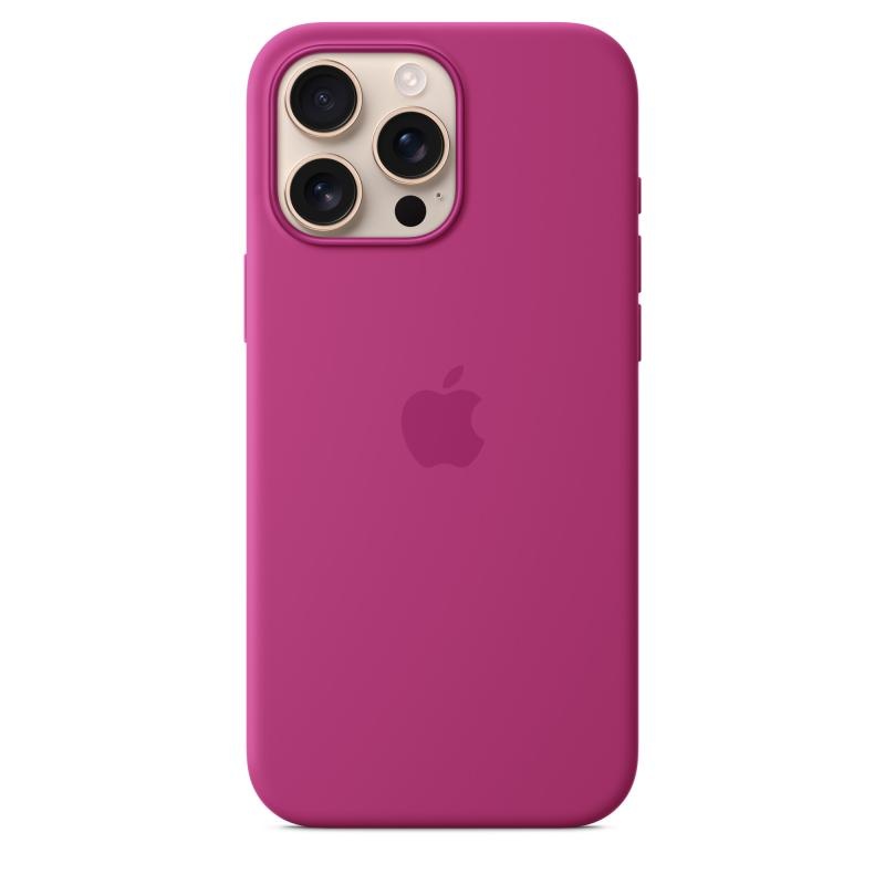 IPHONE 16 PRO MAX SI CASE FUCHSIA-ZML
