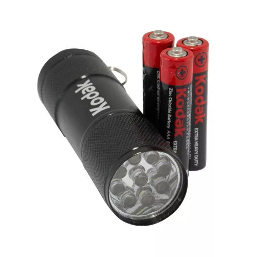 Lanterna Cu 9 Led-Uri Kodak 3 Baterii Aaa Incluse 1.5 V Negru
