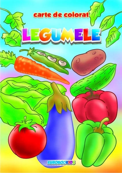 Legumele carte de colorat