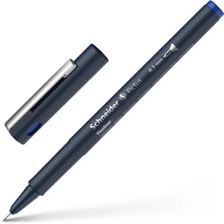 Liner pentru desen tehnic SCHNEIDER Pictus, varf fetru 0.3mm - 2 | YEO