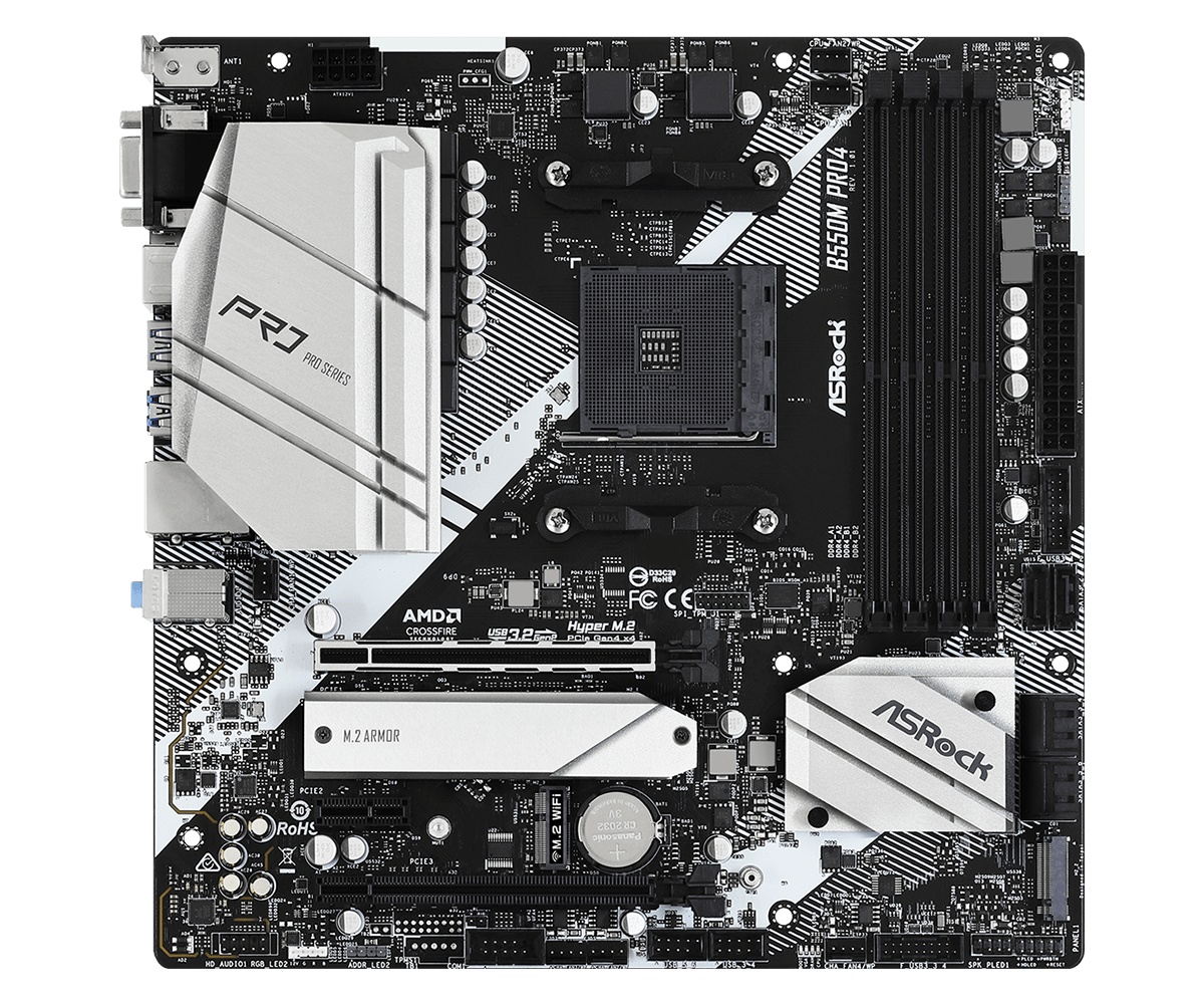MB ASROCK B550M PRO4 AM4