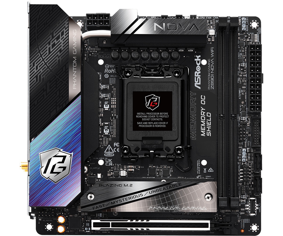MB Asrock Z890I NOVA WIFI LGA1851 - 1 | YEO