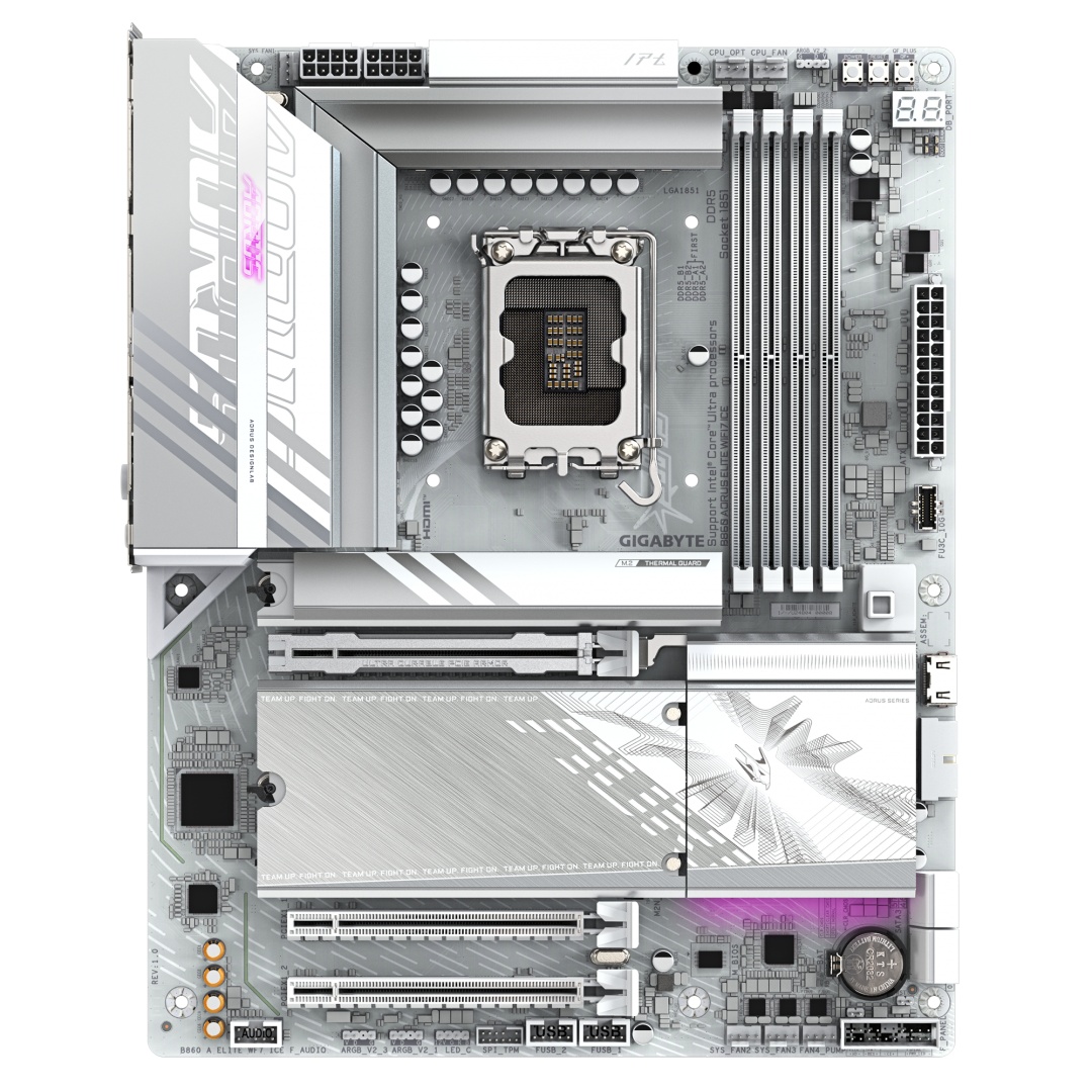 MB Gigabyte B860 AORUS ELITE WIFI7 ICE - 1 | YEO