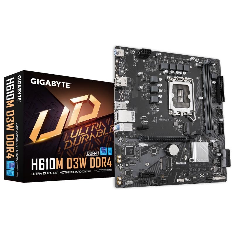 MB GIGABYTE H610M D3W LGA1700 DDR4 - 1 | YEO