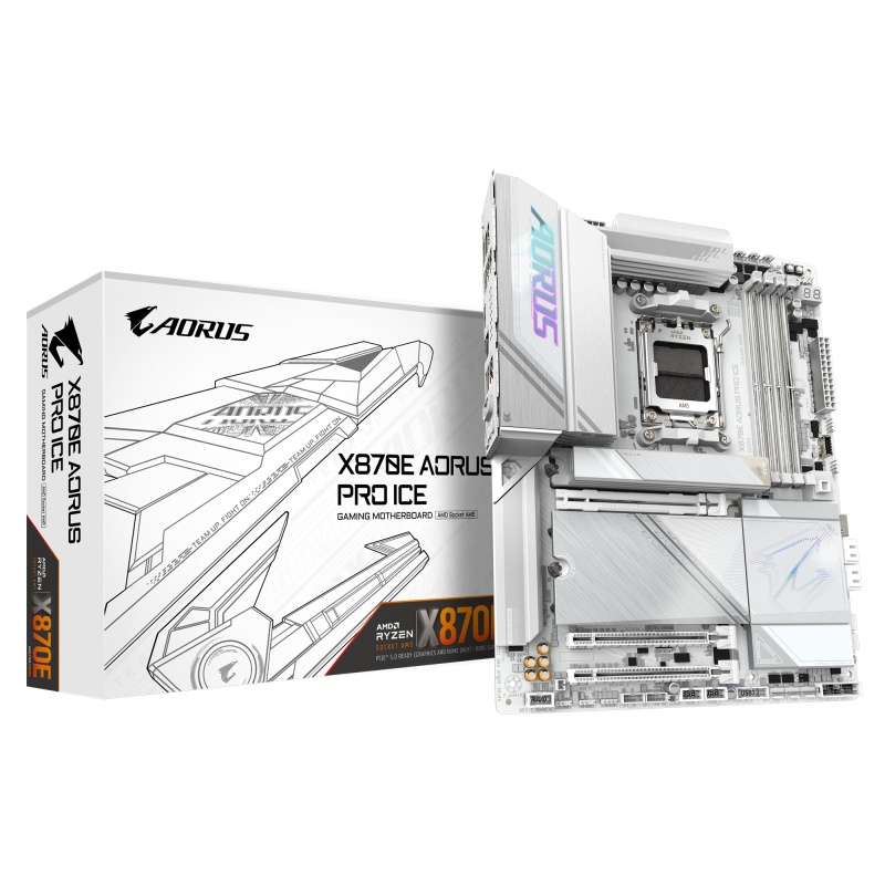 MB GIGABYTE X870E AORUS PRO ICE - 5 | YEO