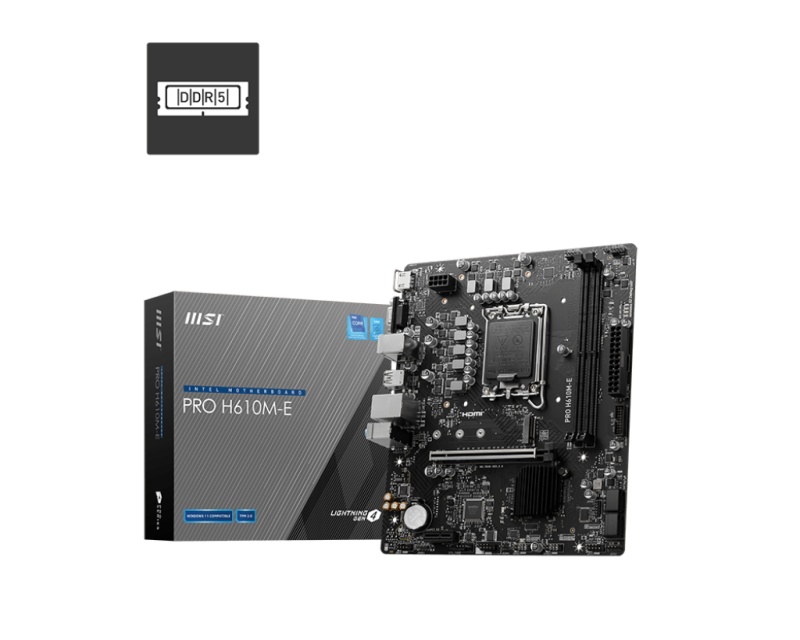 MB MSI PRO H610M-E DDR5 LGA 1700 - 2 | YEO