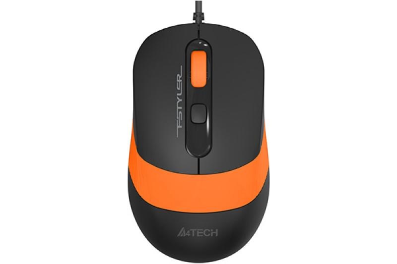Mouse A4tech cu fir, 1600 DPI, ng/orange - 4 | YEO