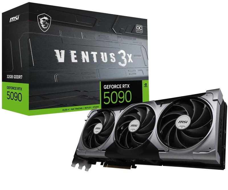 MSI GeForce RTX 5090 32G VENTUS 3X OC - 1 | YEO