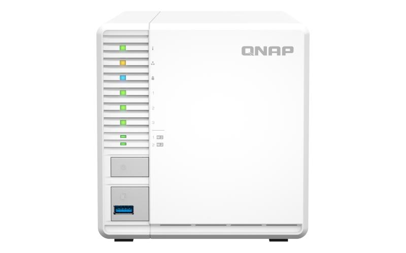 NAS QNAP 364 3BAY 2.9GHZ 8GB TWR SATA - 3 | YEO