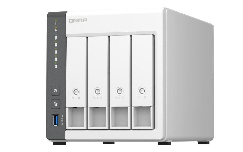 NAS QNAP 433 4BAY 2.0GHZ 4GB TWR SATA