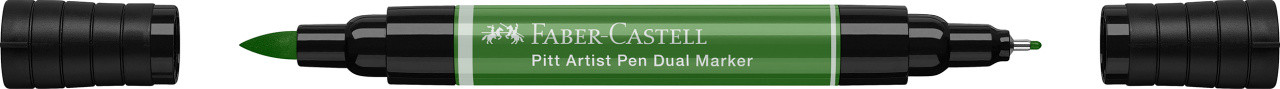 PITT ARTIST PEN DUAL MARKER VERDE OLIV PERMANENT 167 FABER-CASTELL