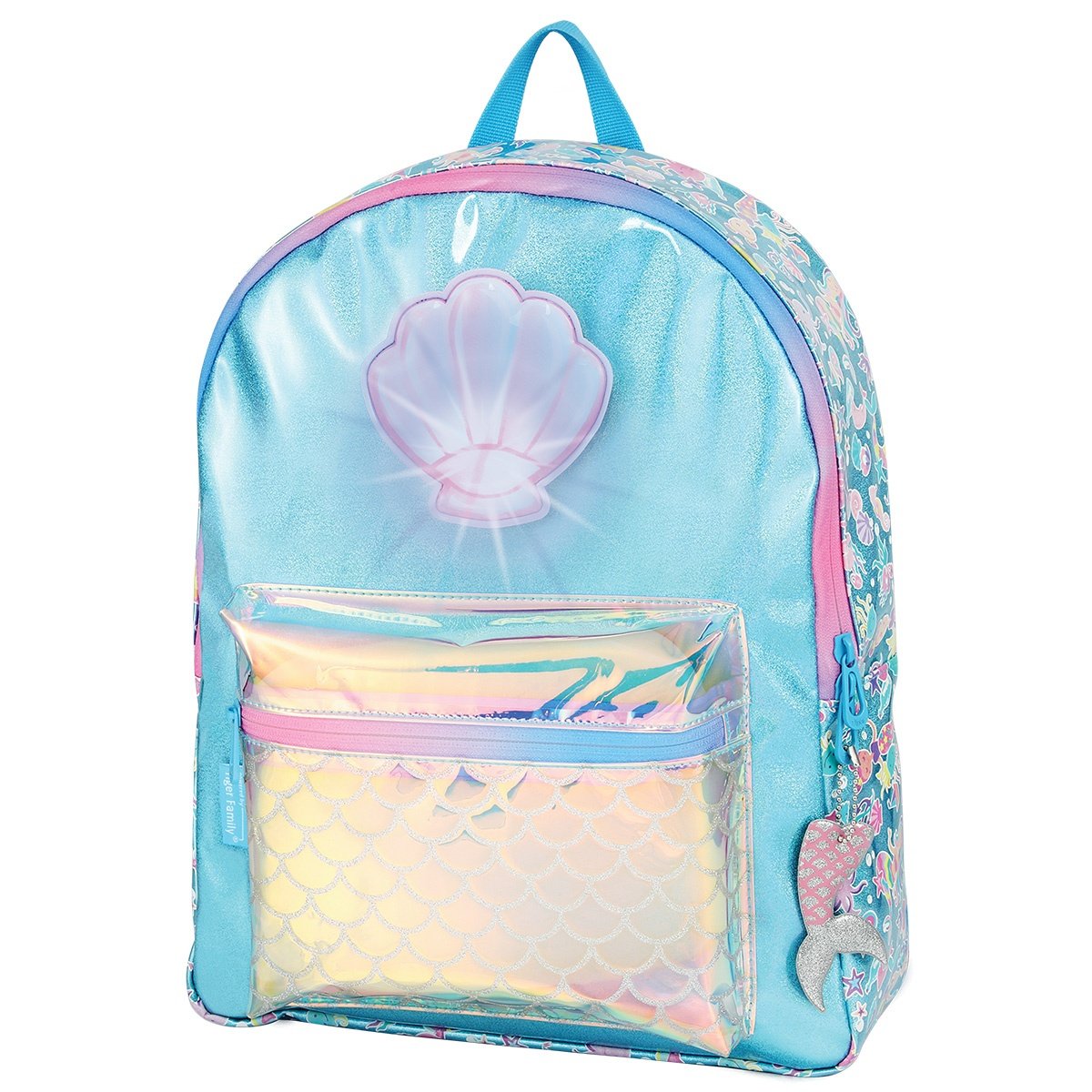 Rucsac Fun Time Lights Up Glitzy Mermaid Tiger - 1 | YEO