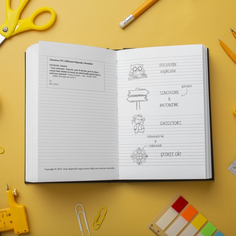 Scrib’s Joy cu dichis - Română - A4 Studențesc - 290 x 205 mm - 2 | YEO