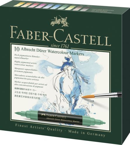 Set 10 markere solubile Faber-castell A.durer