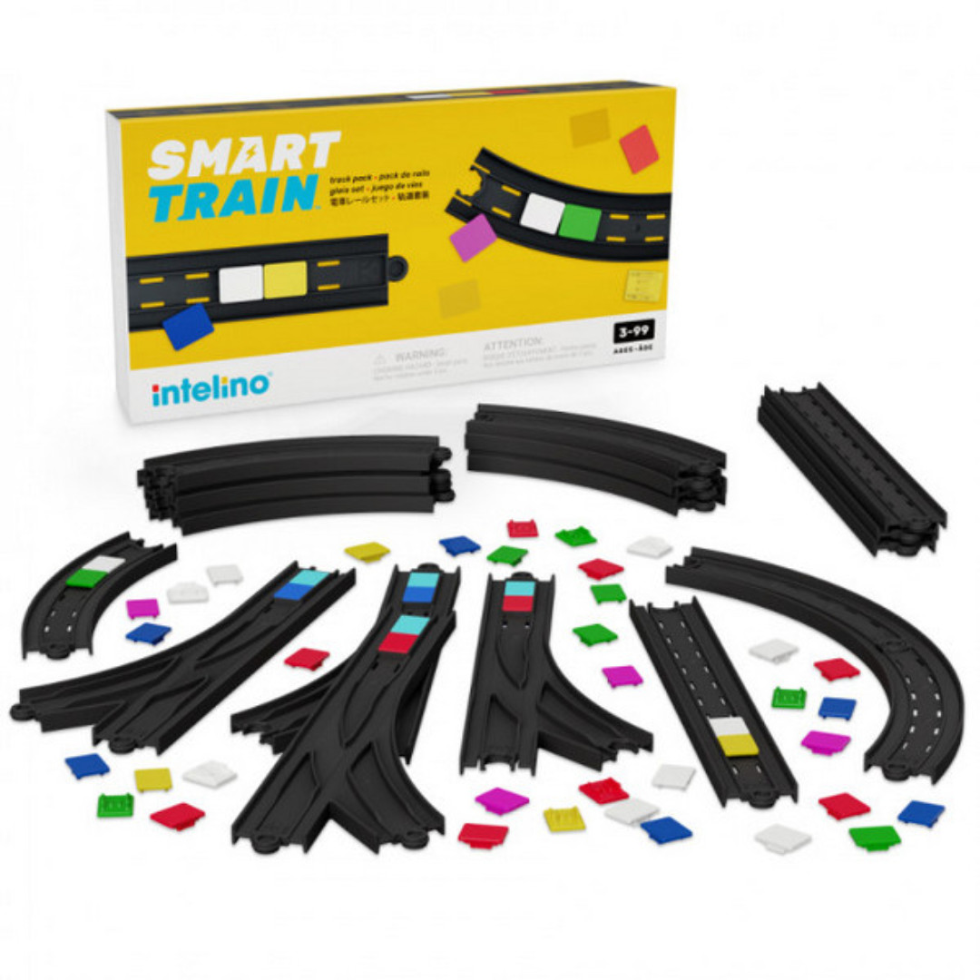 Set sine extensie pentru tren Intelino, 20 piese +40 piese de codare