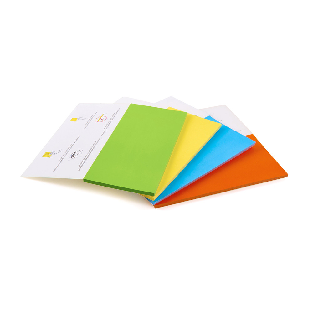 Skinny notes 200 x 100 mm, set 4 blocuri de 100 foi, fara adeziv, repozitionabile. - 1 | YEO