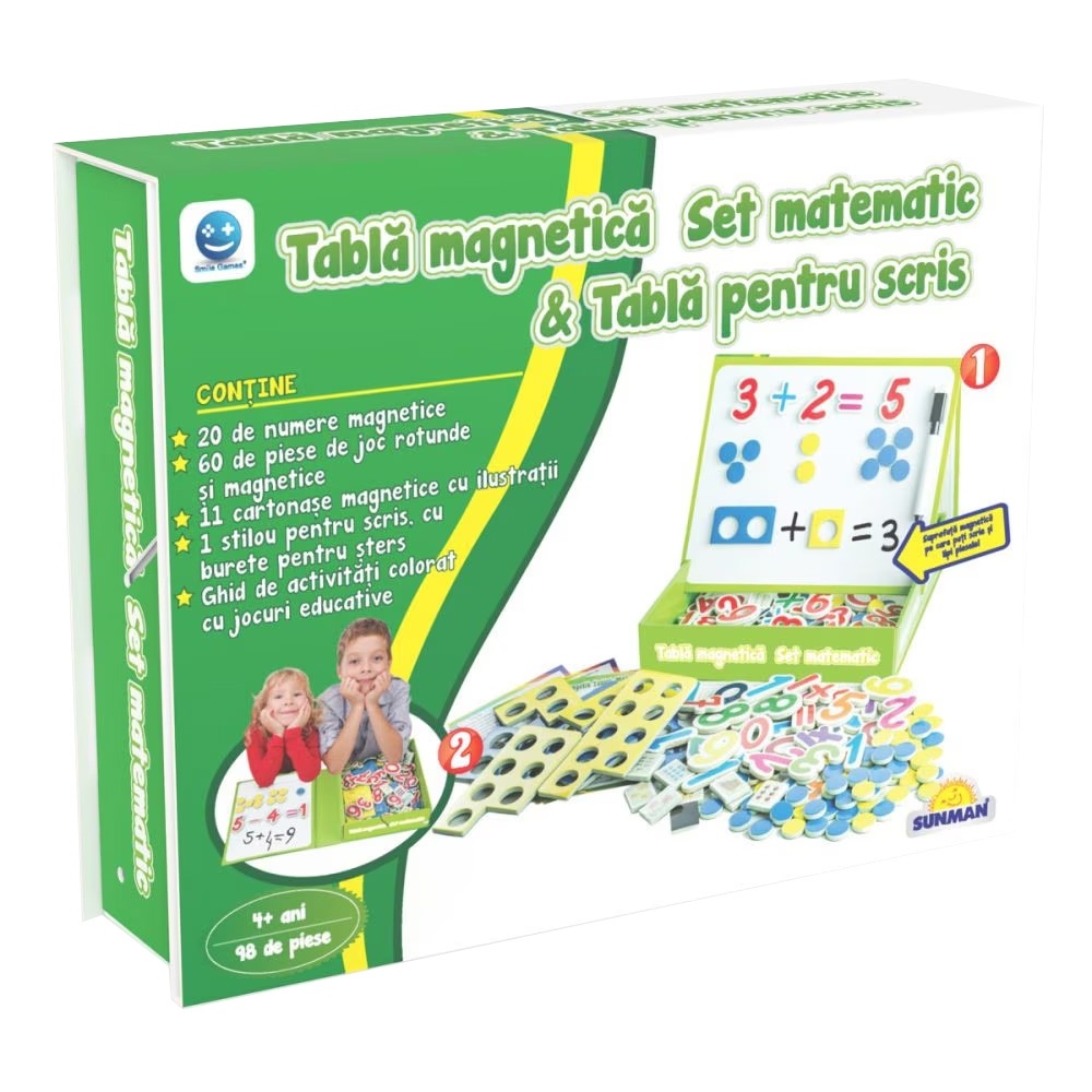 Smile Games - Joc educativ matematic pe tabletă magnetică