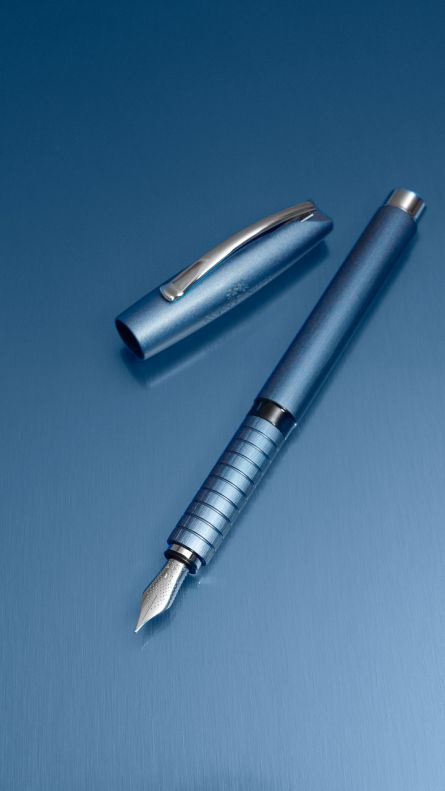 Stilou Faber-Castell Essentio Aluminium albastru EF - 3 | YEO