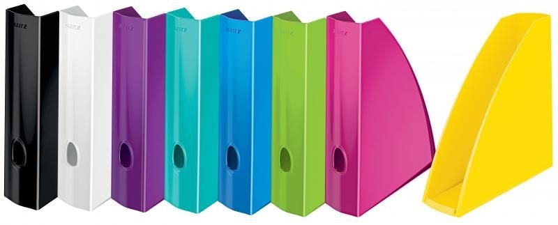 Suport dosare plastic Leitz WOW A4 75mm