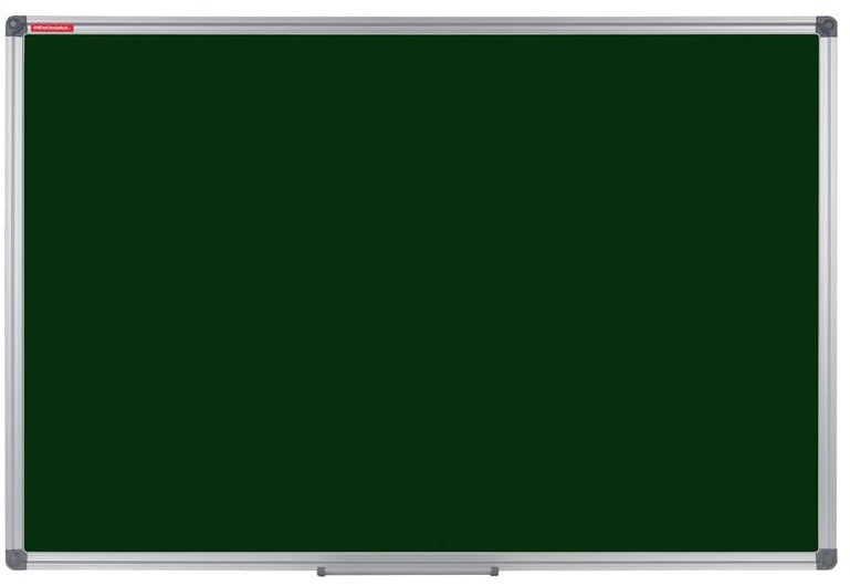 Tabla verde magnetica cu rama din aluminiu, 100 x 150 cm, pentru creta, Optima