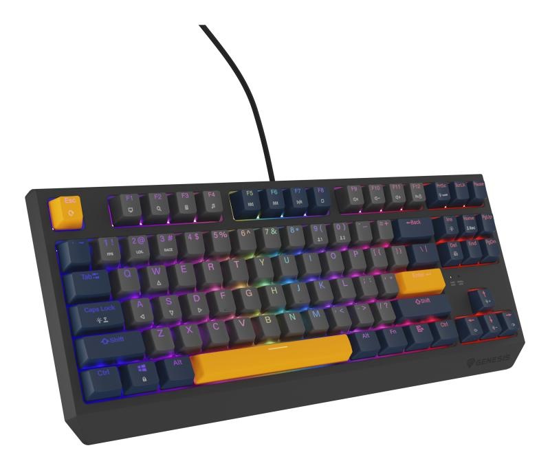 Tastatura Genesis Thor 230 TKL P albs - 4 | YEO