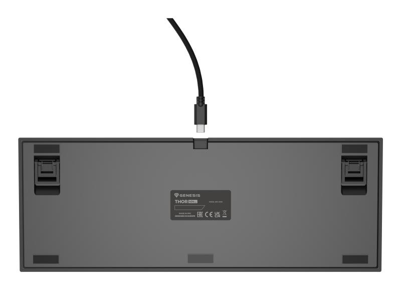 Tastatura Genesis Thor 404 TKL negru - 3 | YEO