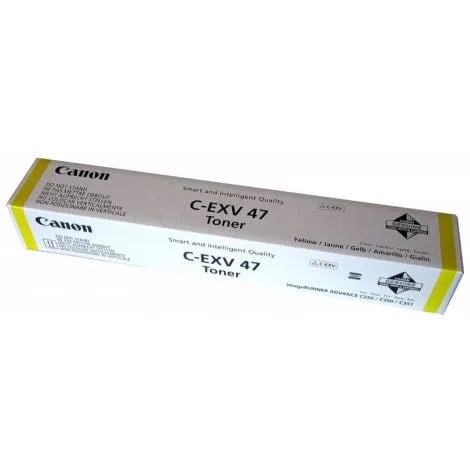 Toner Canon C-EXV47Y, Yellow, Original