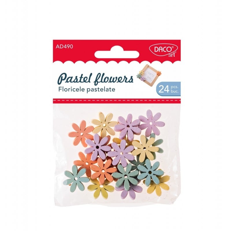 Accesorii Craft - Floricele Pastelate Daco