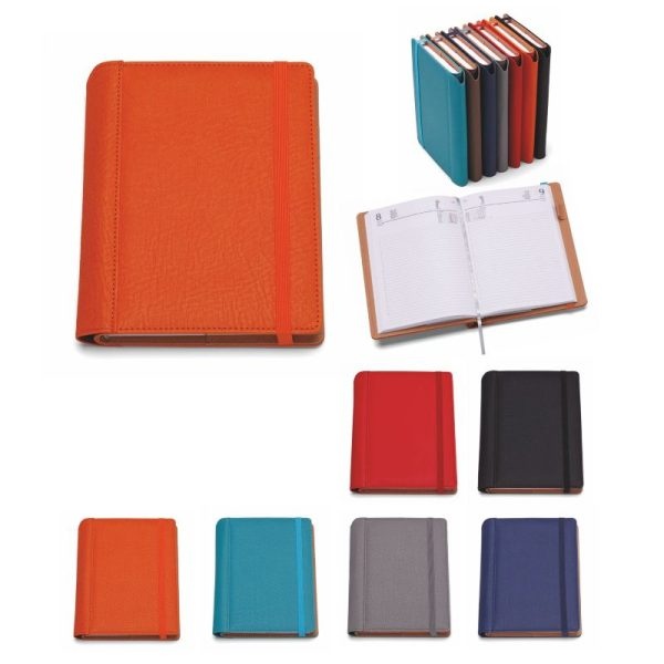 Agendă de lux cu elastic Borneo, 17 x 24 cm - 2 | YEO