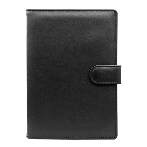 Agendă din piele Texas Nero, 17 x 24 cm