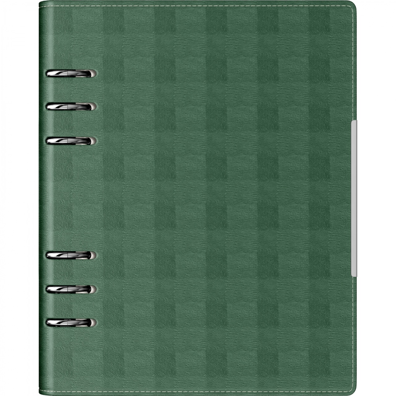 Agendă nedatată Precision Lotus Green, A5, 290 pagini, 80 g/mp, 6 inele
