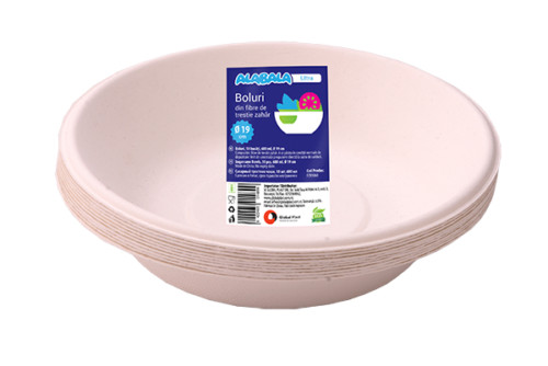 Boluri trestie zahar Alabala Ultra albe 680 ml