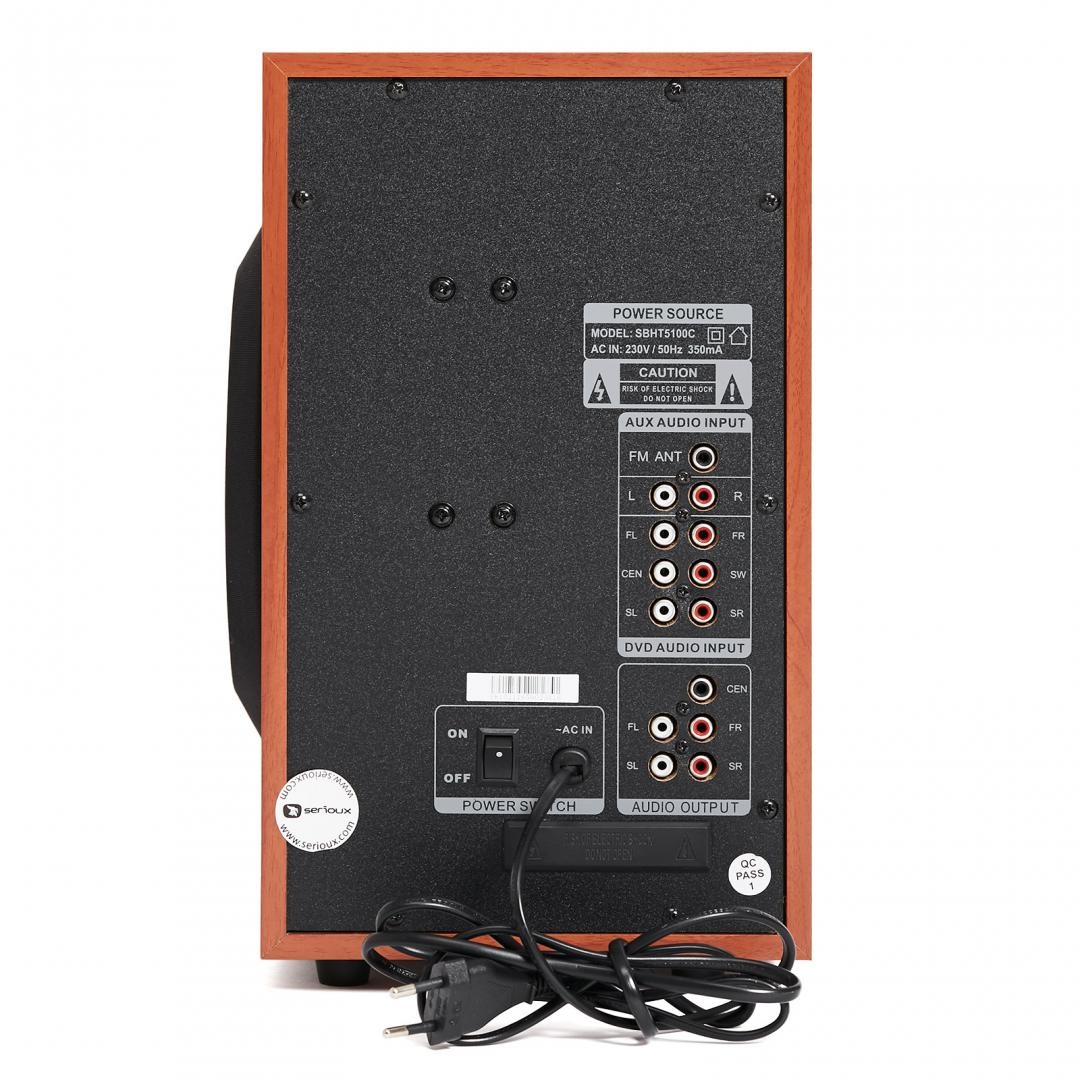 BOXE 5.1 SERIOUX SOUNDBOOST HT5100C - 4 | YEO