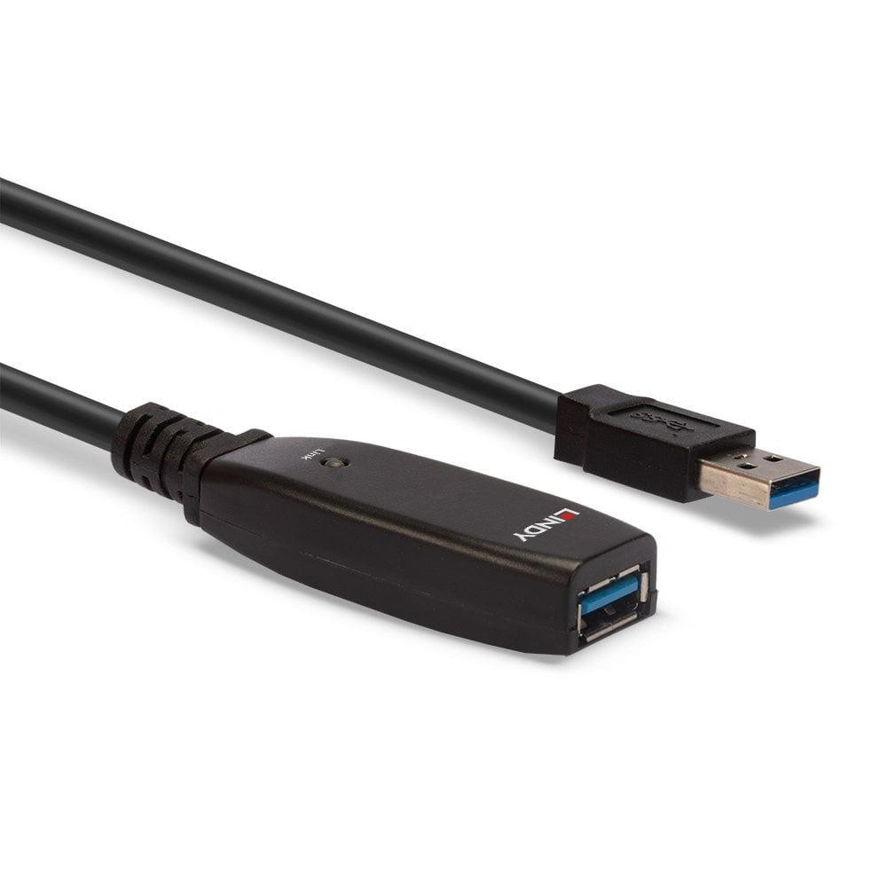 Cablu Lindy 15m USB 3.0 Active Extension - 1 | YEO