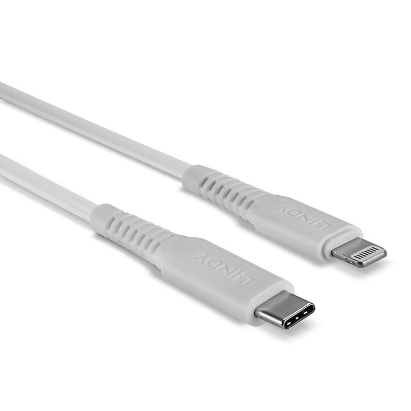 Cablu Lindy 2m USB C 2.0 to Lightning - 4 | YEO