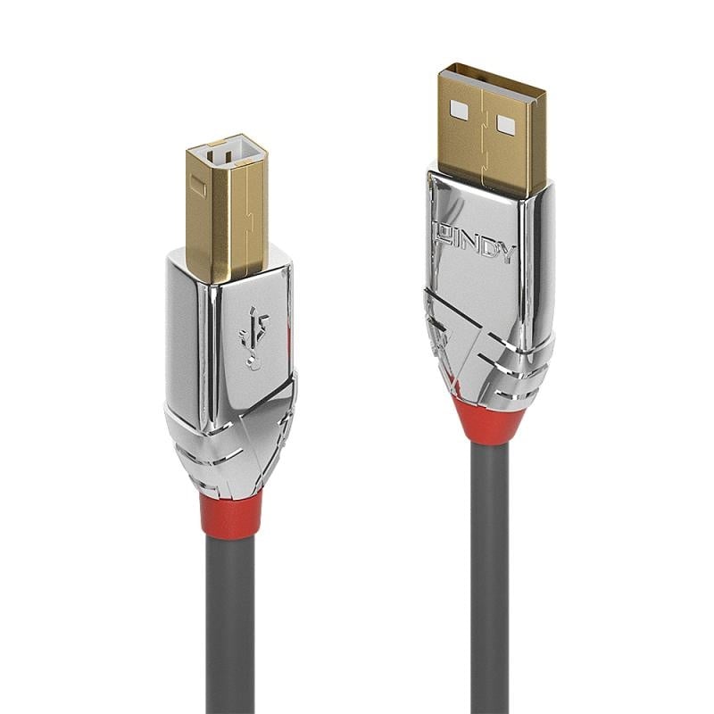 Cablu Lindy 5m USB 2.0 Type A to B, Cromo Line - 3 | YEO