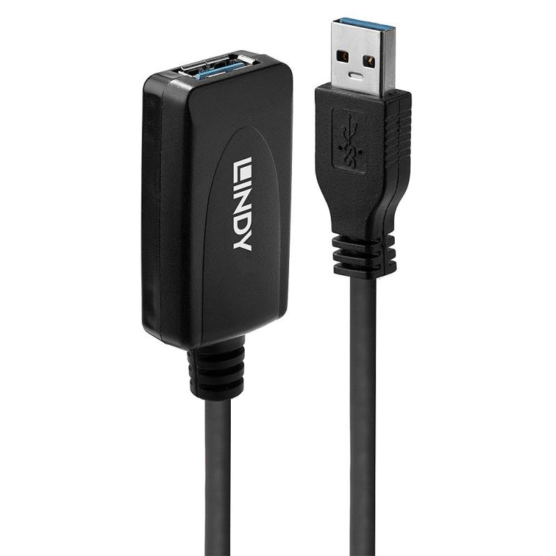 Cablu Lindy USB 3.0, 5m, Active Extension - 1 | YEO