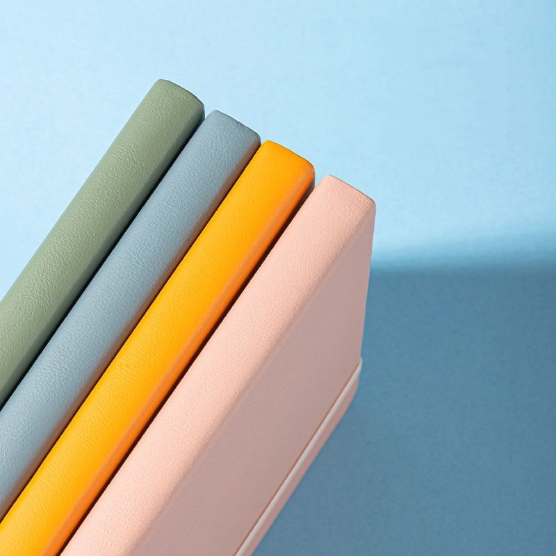 Caiet birou Deli, 210x143mm, 96 file, dictando, copertă imitație piele