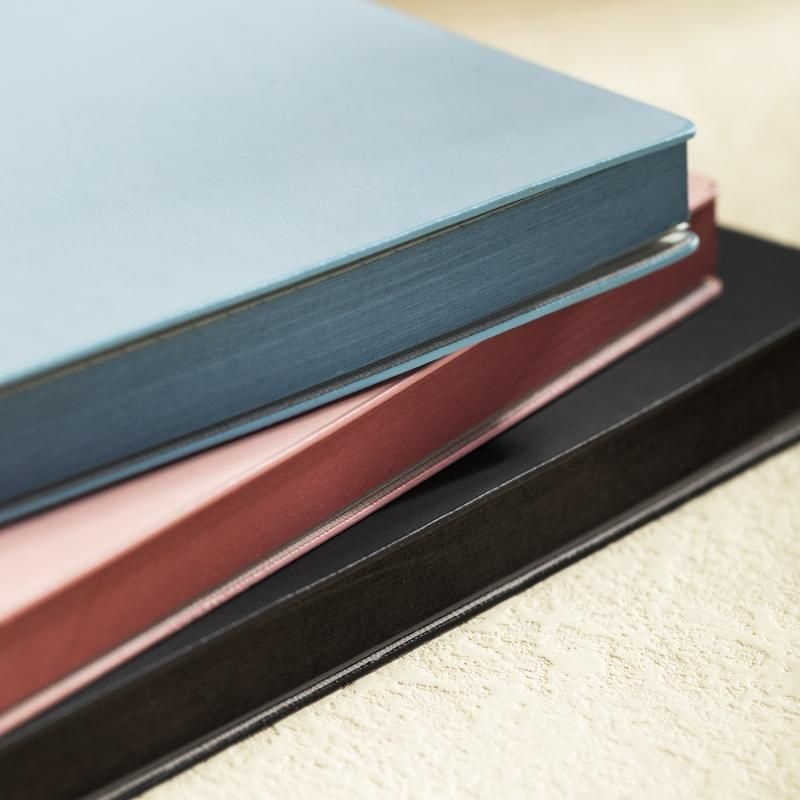 Caiet birou Deli, A5, 112 file, dictando, copertă piele, 80 g/mp - 3 | YEO